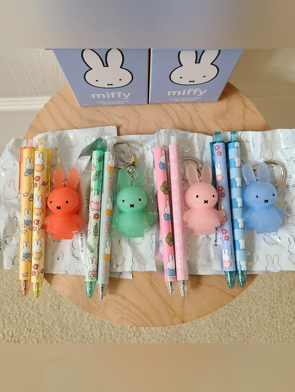 Miffy Jelly Keychain Blind Box Set - Blueberry Figure